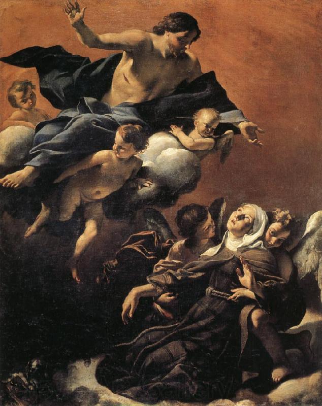 LANFRANCO, Giovanni The Ecstasy of St.Margaret of Cortona France oil painting art